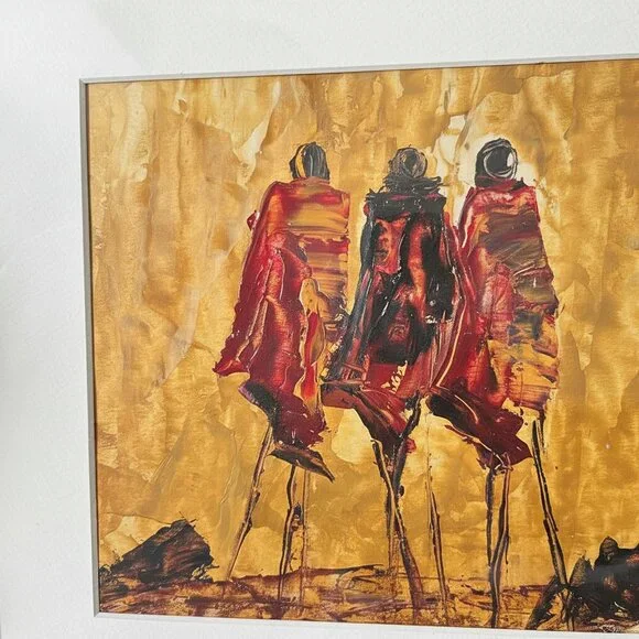 paintings modern with frame 15x12 pre-owned - Picture 4 of 7